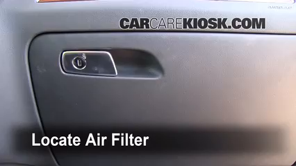 Cabin Filter Replacement: Audi Q5 2009-2016 - 2010 Audi Q5 Premium 3.2L V6